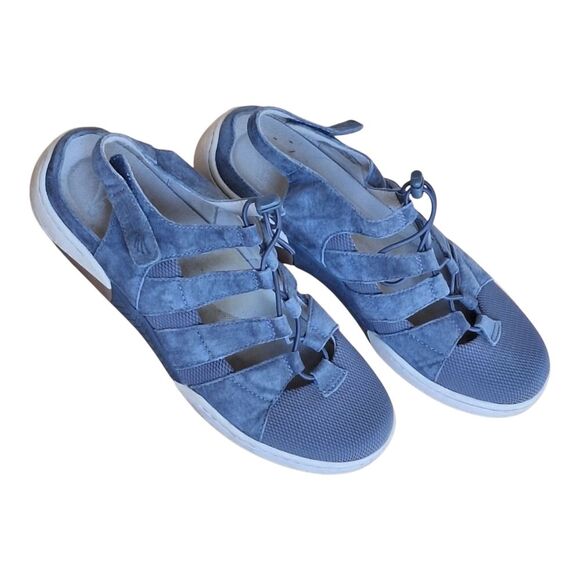 Dansko Riona Fisherman Sandals Comfort Sneakers 39 Slate Gray Suede US 8.5 - 9 - Picture 11 of 16